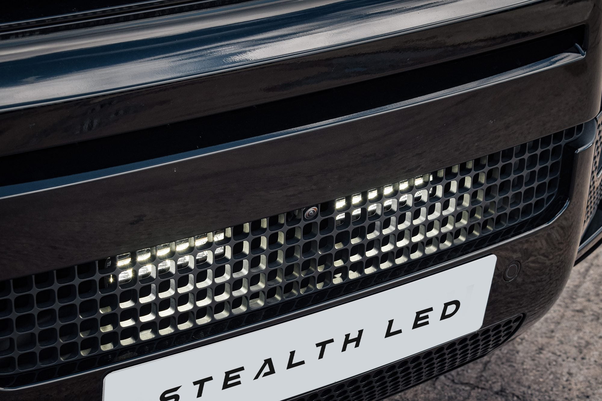 Land Rover Defender L663 2020+ Spyder Stealth Twin 6-inch Luminous LED Integration Grille Kit