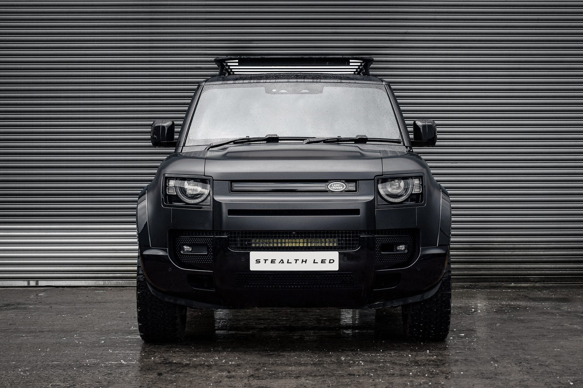 Land Rover Defender L663 2020+ Spyder Stealth 21-inch Luminous LED Integration Grille Kit