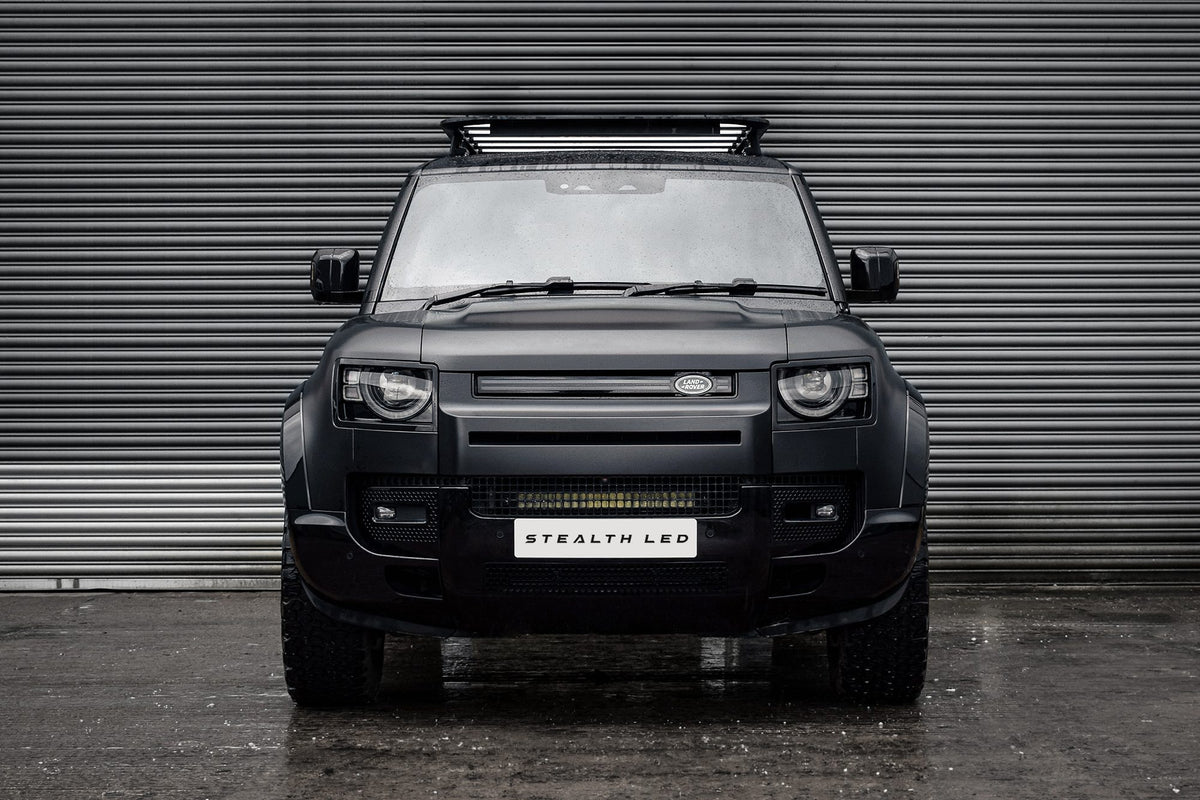 Land Rover Defender L663 2020+ Spyder Stealth 21-inch Luminous LED Integration Grille Kit